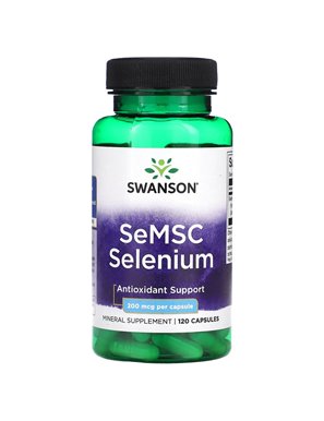 Swanson, Selen SeMSC, 200 mcg, 120 Kapseln Swanson, Selen SeMSC, 200 mcg, 120 Kapseln