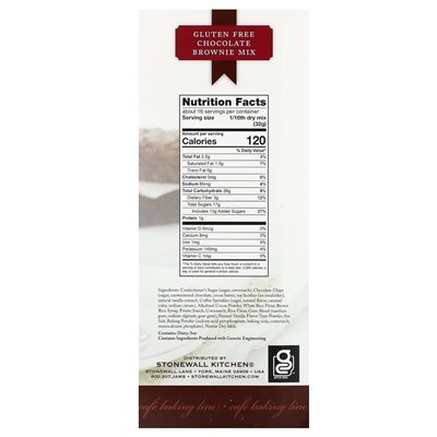 Stonewall Kitchen, Schokoladen-Brownie-Mischung, 18 oz (510,3 g)