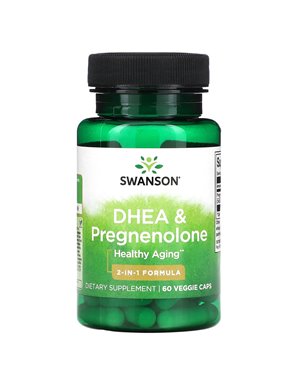 Swanson, DHE & Pregnenolone, 60 Vegetarian Capsules Swanson, DHE & Pregnenolone, 60 Vegetarian Capsules