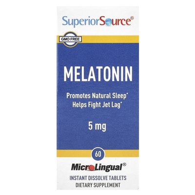 Ultimate Source, Melatonin, 5mg, 60 microlingual tablets dissolve