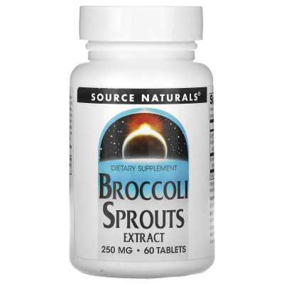 Source Naturals, Ekstrakt z kiełków brokułów, 250 mg, 60 tabletek (125 mg w tabletce) Source Naturals, Ekstrakt z kiełków brokułów, 250 mg, 60 tabletek (125 mg w tabletce)