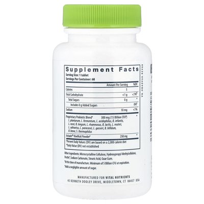 Important Nutrients, Hyperbiotics®, Pro-15® Advanced Probiotics, 60 Vegan Tablets