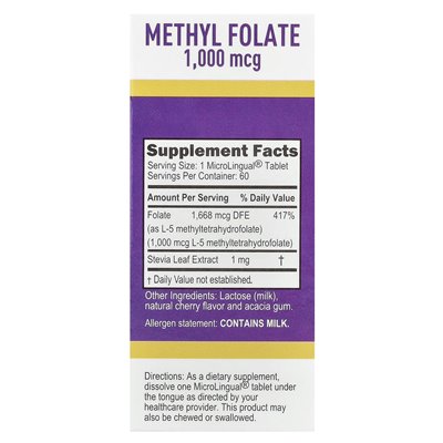 Superior Source, Metylo Fola, 1000 mcg, 60 Instant Rozpuszczalnych Tabletek Superior Source, Metylo Fola, 1000 mcg, 60 Instant Rozpuszczalnych Tabletek