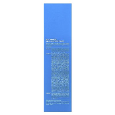 Prawdziwa bariera, Aqua kojący toner, 6,76 Fl Oz (200 ml)