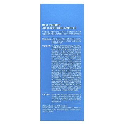True Barrier, Aqua Soothing Ampoule, beruhigende Aqua-Ampulle, 50 ml (1,69 fl. oz.)