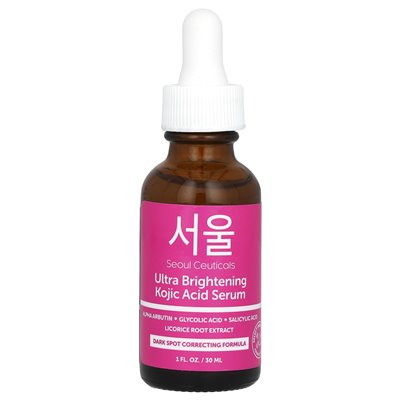 Seulceuticals, ultra rozjaśniająca surowica kwasu kojowego, 1 Fl Oz (30 ml)