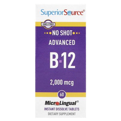 Ultimate Source, Advanced B-12, 2000 MCG, 60 MicroLingual® Instant-Tabletten