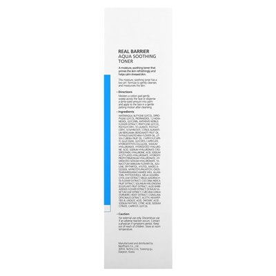 Prawdziwa bariera, Aqua kojący toner, 6,42 Fl Oz (190 ml)