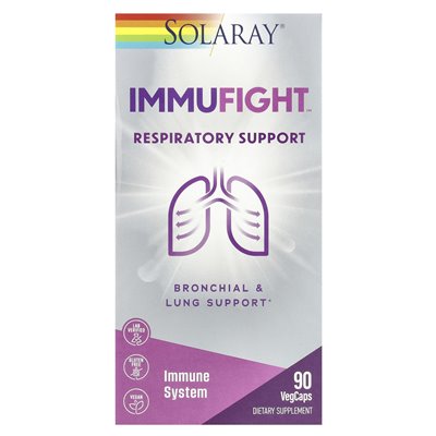 Solaray, Immufight ™, Respiratory Support, 90 Vegcaps