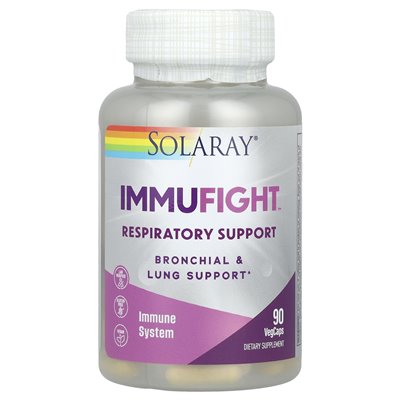 Solaray, Immufight ™, Respiratory Support, 90 Vegcaps
