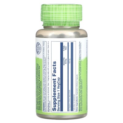 Solaray, Echte Kräuter, Rote Himbeere, 400 mg, 100 vegetarische Kapseln