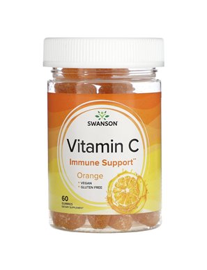 Swanson, Vitamin C, Orange, 60 Gummibärchen Swanson, Vitamin C, Orange, 60 Gummibärchen