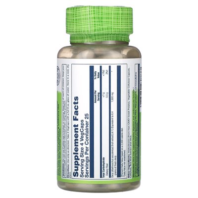 Solaray, True Herbs, Okra, 1600 mg, 100 Vegcaps (400 mg na kapsułkę) Solaray, True Herbs, Okra, 1600 mg, 100 Vegcaps (400 mg na kapsułkę)