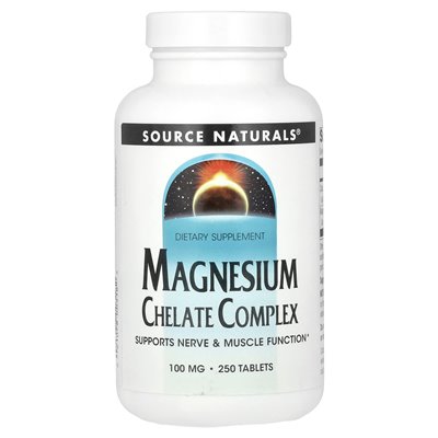 Natural Source, Magnesium-Chelat-Komplex, 100 mg, 250 Tabletten