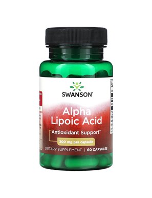 Swanson, Alpha Lipoic Acid, 300mg, 60 Capsules Swanson, Alpha Lipoic Acid, 300mg, 60 Capsules