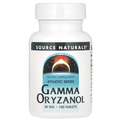 Source Naturals, Seria Sportowa, Gamma Oryzanol, 60 mg, 100 tabletek Source Naturals, Seria Sportowa, Gamma Oryzanol, 60 mg, 100 tabletek