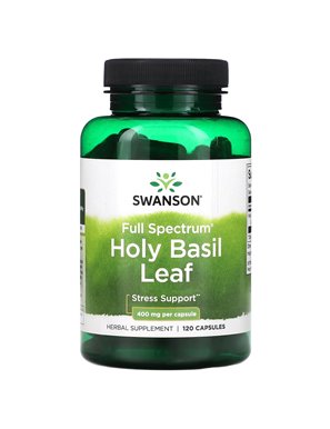Swanson, Vollspektrum-Basilikumblätter, 400 mg, 120 Kapseln Swanson, Vollspektrum-Basilikumblätter, 400 mg, 120 Kapseln