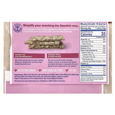 WASA Flatbread, Crispbread, Multi Grain, 9.7 oz (275 g)