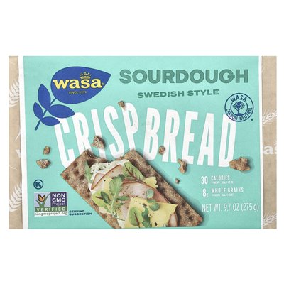 WASA Flatbread, Crispbread, zakwas, 9,7 uncji (275 g) WASA Flatbread, Crispbread, zakwas, 9,7 uncji (275 g)