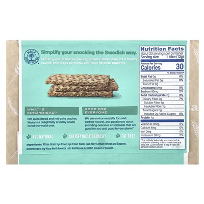 WASA Fladenbrot, Knäckebrot, Sauerteig, 9,7 oz (275 g)