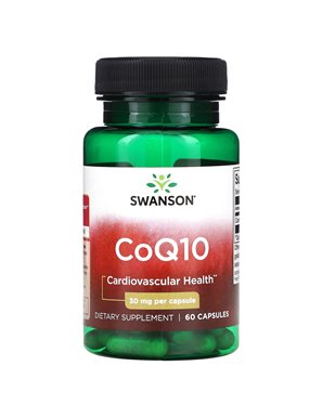 Swanson, CoQ10, 30 mg, 60 Kapsułek Swanson, CoQ10, 30 mg, 60 Kapsułek