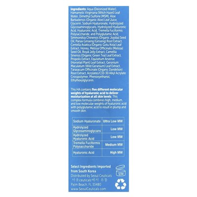 Seulceuticals, hialuronowa surowica kwasowa, 1 fl Oz (30 ml)