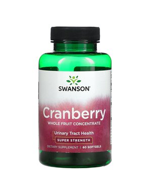 Swanson, Cranberry, Concentrated Fruit, Super Strength, 60 Softgels Swanson, Cranberry, Concentrated Fruit, Super Strength, 60 Softgels