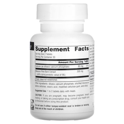 Source Naturals, Pine Bark Extract, 150mg, 60 Tablets