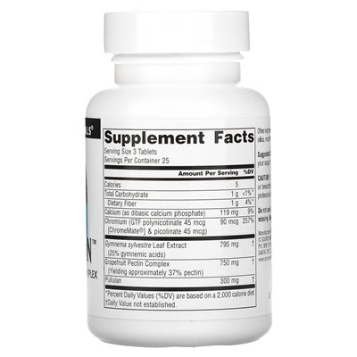 Source Naturals, Zuckerverbot, 75 Tabletten