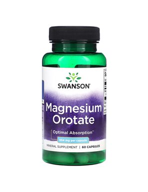 Swanson, Magnesiumorotinat, 654 mg, 60 Kapseln