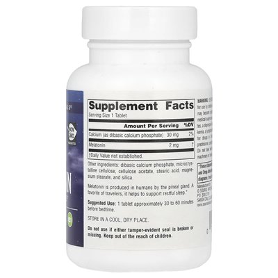 Source Naturals, Melatonin, Time Release, 2mg, 240 Tablets