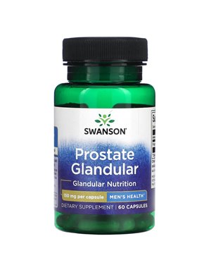Swanson, Gruczołu Prostaty, 150 mg, 60 Kapsułek Swanson, Gruczołu Prostaty, 150 mg, 60 Kapsułek