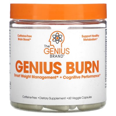 Geniusz marki, geniusz Burn, bez kofeiny, 60 warzyw kapsułek Geniusz marki, geniusz Burn, bez kofeiny, 60 warzyw kapsułek