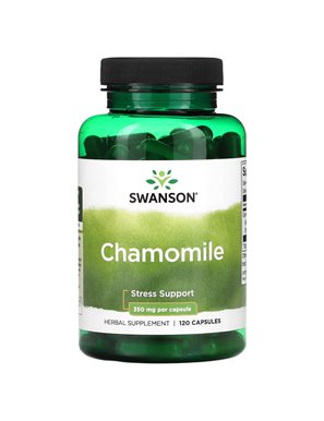 Swanson, Chamomile, 350 mg, 120 Capsules