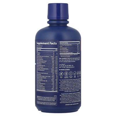 Trace, wielokrotnie witaminowo-mineralne, dla mężczyzn i kobiet, tropikalne jagody mieszane, 30 fl oz (887 ml)