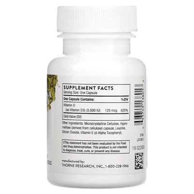 Thorne, D-5000, 60 capsules