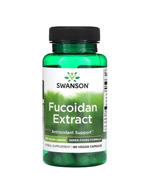 Swanson, Fucoidan Extract, 500mg, 60 Vegetarian Capsules