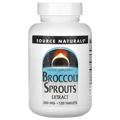 Source Naturals, Ekstrakt z kiełków brokułów, 250 mg, 120 tabletek (126 mg w tabletce) Source Naturals, Ekstrakt z kiełków brokułów, 250 mg, 120 tabletek (126 mg w tabletce)