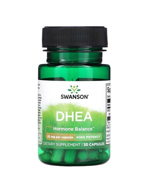 Swanson, DHEA, High Strength, 25mg, 30 Capsules Swanson, DHEA, High Strength, 25mg, 30 Capsules