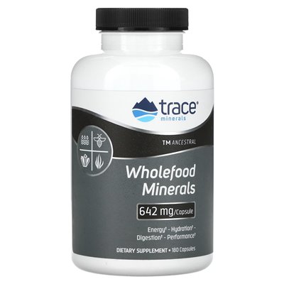 Trace, TM Ancestral, Minerals Wholefood, 642 mg, 180 kapsułek