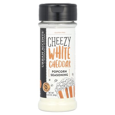 Urban Access Popcorn Seasoning, Cheezy White Cheddar, 2.25 oz (64 g)