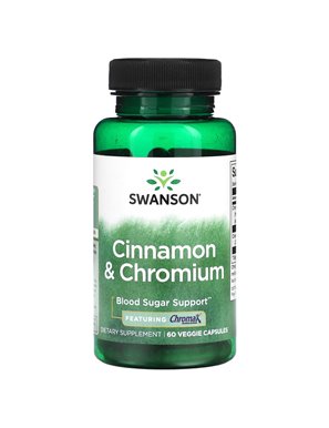 Swanson, Cinnamon & Chromium, 60 Vegetarian Capsules