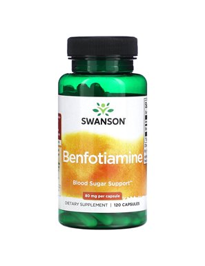 Swanson, Benfotiamin, 80 mg, 120 Kapseln Swanson, Benfotiamin, 80 mg, 120 Kapseln