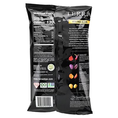 Terra Real Gemüsechips, Heritage Blend, Meersalz, 5 oz (141 g)