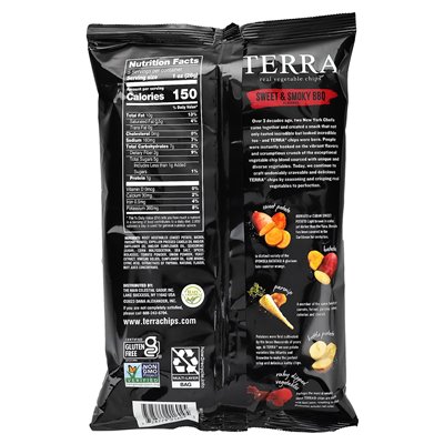 Terra, Real Vegetable Chips, Sweet and Smoky Grill, 5 oz (141 g)