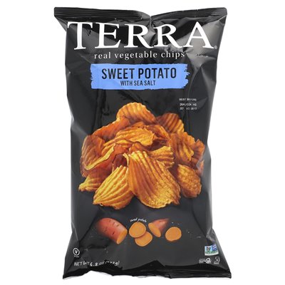 Terra Real Vegetable Chips, Sweet Potato with Sea Salt, 6.8 oz (192 g)