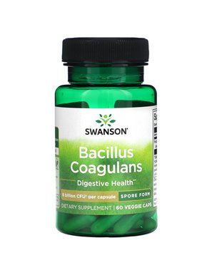 Swanson, Bacillus Coagulans, 6 Milliarden KBE, 60 vegetarische Kapseln