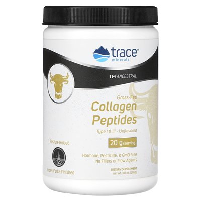 Trace, Grass-Fed Collagen Peptides, Unflappable, 10.1 oz (286 g)