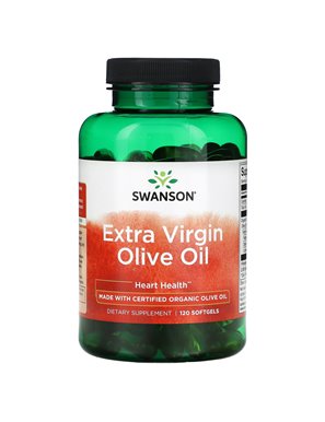 Swanson, Natives Olivenöl Extra, 120 Weichkapseln Swanson, Natives Olivenöl Extra, 120 Weichkapseln