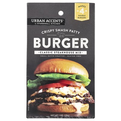 Urban Access, Crispy Smash Patty Burger, Classic Steakhouse Mix, 1 uncja (28 g) Urban Access, Crispy Smash Patty Burger, Classic Steakhouse Mix, 1 uncja (28 g)